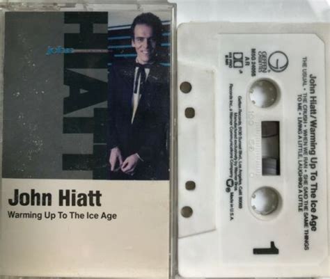 john hiatt warming up to the ice age cassette tape 1985 david geffen co vg ebay