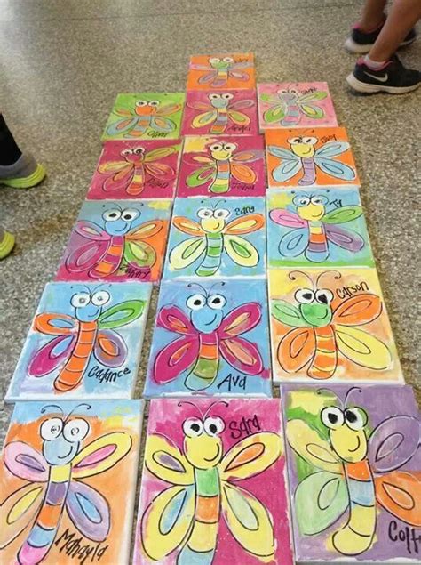 Bug Painting Spring Art Projects Classroom Art Projects