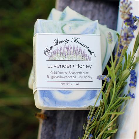 Lavender Soap With Lavender Essential Oil Natural Soap With Etsy