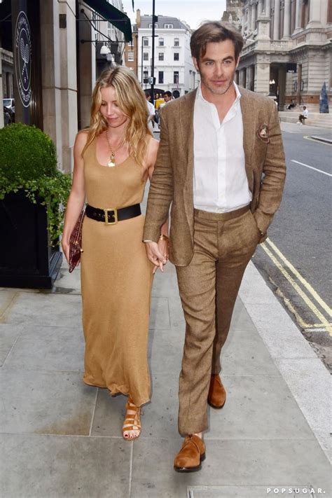 Chris Pine And Annabelle Wallis In London July 2018 Popsugar Celebrity Uk Photo 2
