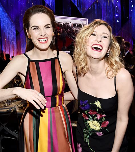 Michelle Dockery And Laura Carmichael At The Sag Awards January 29