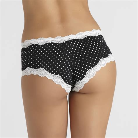 maidenform women s lace trim cheeky hipster panty