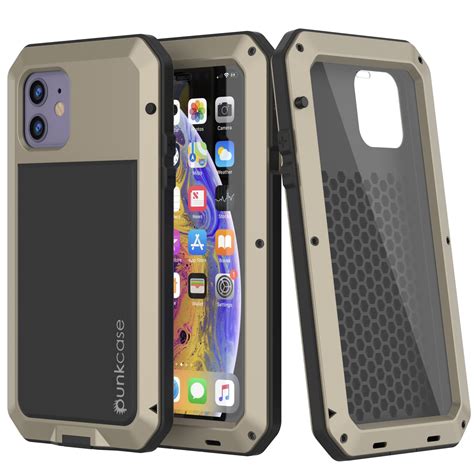Iphone 11 Metal Case Heavy Duty Military Grade Armor Cover Shock Pro