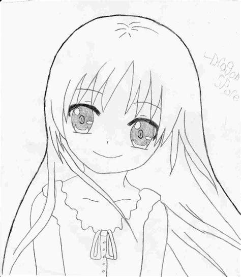 Anime Cute Girl Drawing At Explore Collection Of