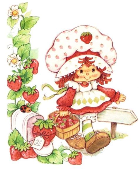 Sweet And Cute Strawberry Shortcake Monitas Desenho Moranguinho