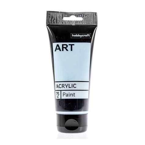 Light Blue Art Acrylic Paint 75ml Hobbycraft