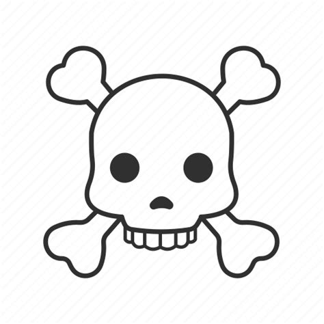Bones, cross bones, deadly, death, skull, toxic, scull and cross bones icon - Download on Iconfinder