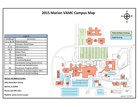 Location Map Marion Va Medical Center