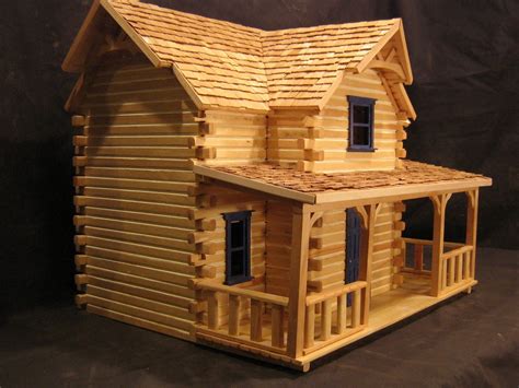 The Joy Of Building A Popsicle Stick Log Cabin