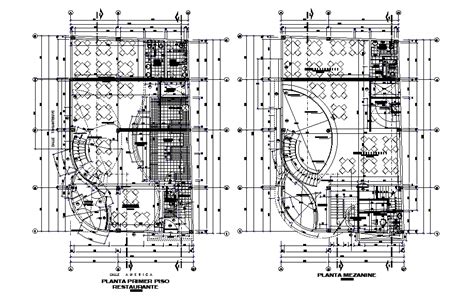 X Restaurants Cum Hotel Building Plan Is Given In This Autocad Drawing File Download Now