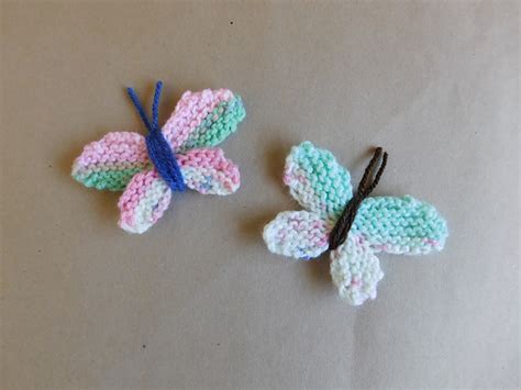Ravelry Mariannas Easy Little Knitted Butterflies Pattern By Marianna Mel