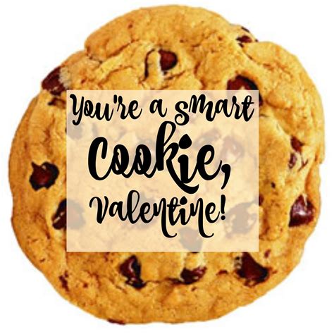 Try these valentine's day puns to bring some laughter into your romantic day. michelle paige blogs: Chocolate Chip Cookie Valentines