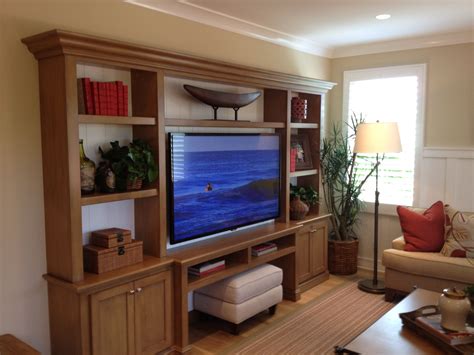 nice built in around wall mounted large tv | Wall mounted ...