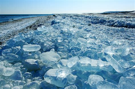 Ice That Sparkles Like Diamonds Washes Onto Japanese Shores The New