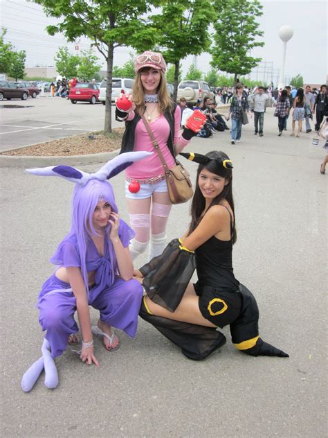 Espeon Umbreon And Trainer Cosplay I Dont Even Pokemon
