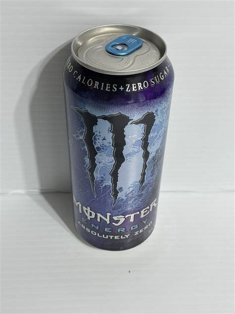 Monster Energy Drink Absolutely Zero Old Rare Can Sku 0213 Ebay