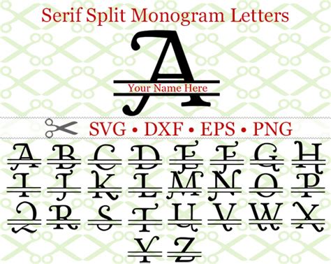 Free Split Monogram Svg Keweenaw Bay Indian Community