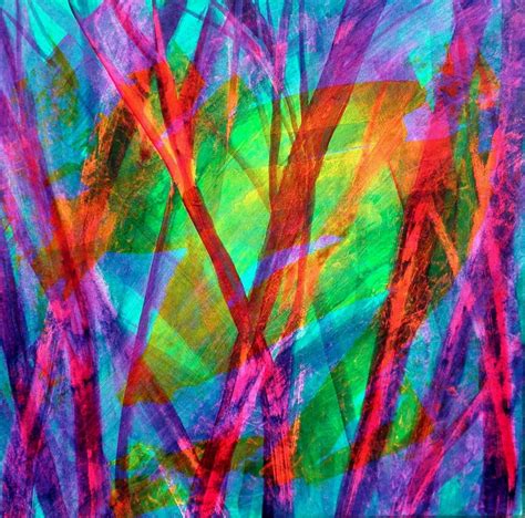 Abstract In Vivid Colors Stylized Painting Dec Artfinder