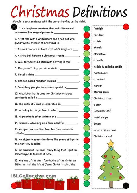 Fichas Sobre La Navidad En Inglés Christmas Worksheets Maestratrend