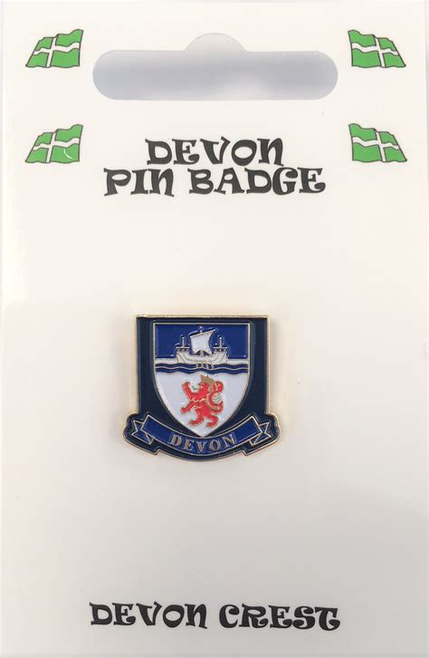 Jba Devon Crest Pin Badge