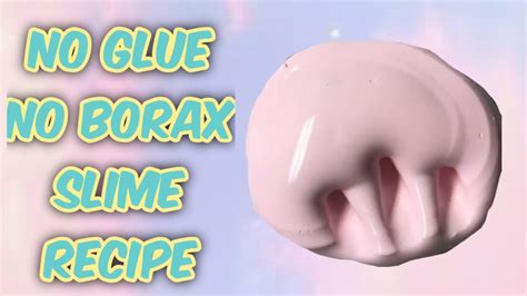No Glue No Borax Slime To Make At Homehow To Make Slime Without Glue