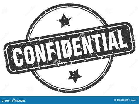 Confidential Stamp Stock Vector Illustration Of Grunge 148306529