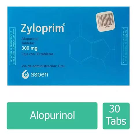 Zyloprim 300 Mg Caja Con 30 Tabletas Envío Gratis