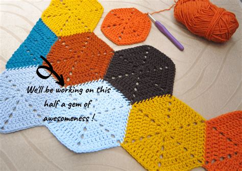 How To Crochet A Half Hexagon A Free Tutorial Morines Shop