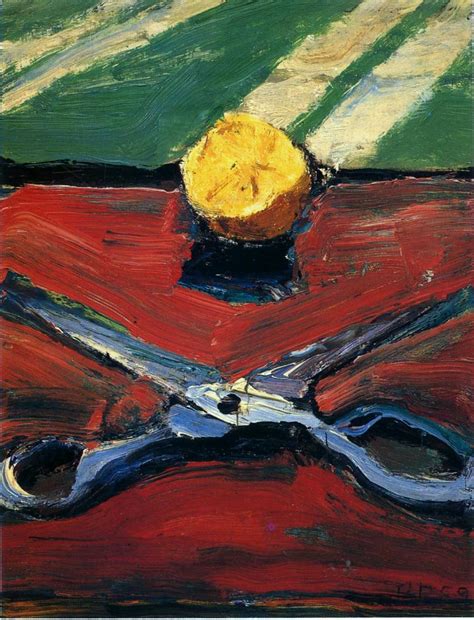 Richard Diebenkorn 1922 1993 Still Life With Scissors And Lemon