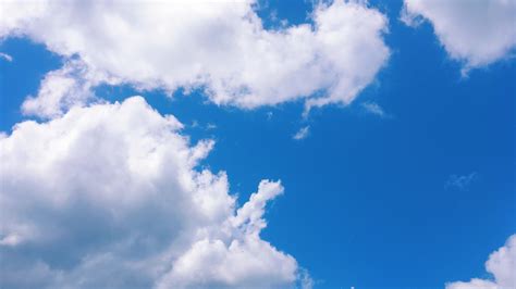 Blue Sky And White Clouds 4k Hd Blue Wallpapers Hd Wallpapers Id 44362