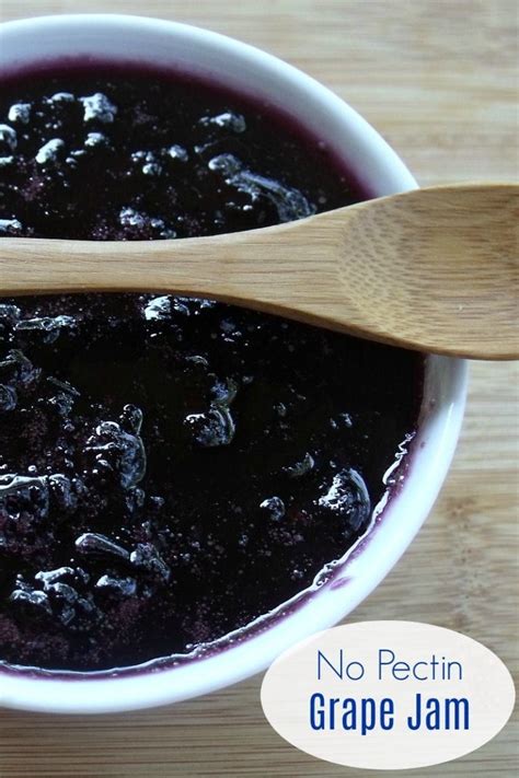 Easy Grape Jam Recipe With Only 2 Ingredients Grapejam Nopectin