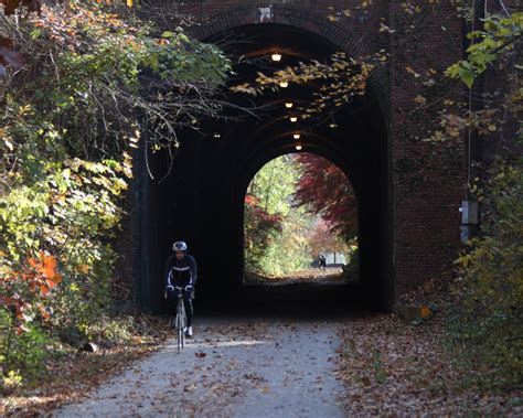 Dalecarlia Tunnel On Capital Crescent Trail In Fall