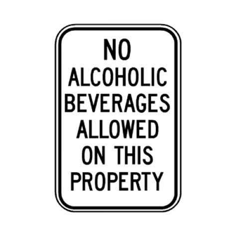 pd 910 no alcoholic beverages allowed