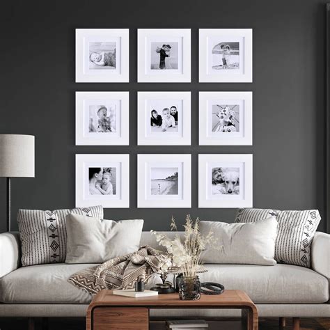 Create A Striking Wall Gallery Using Your Own Pictures Framed In Our