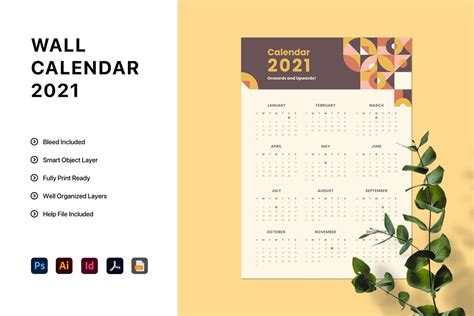 25 Best Indesign Calendar Templates For 2021 Theme Junkie