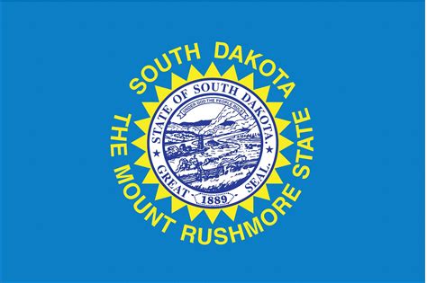 Nylglo South Dakota State Flag 3 Fth X 5 Ftw Outdoor 2nen5144960 Grainger