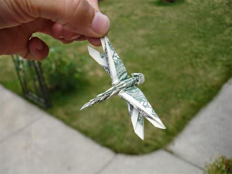 Money Origami Dragonfly Origami Instructions Art And Craft Ideas