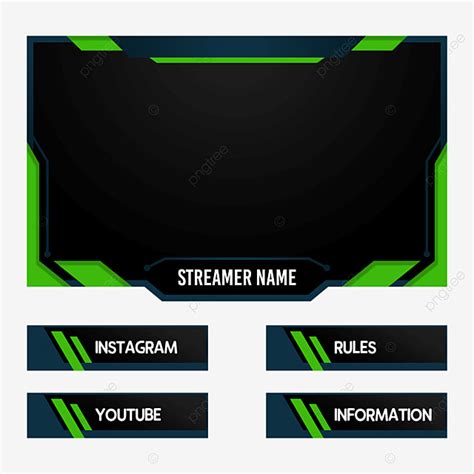 Green Banner Clipart Png Images Green Twitch Banner Panels Stream