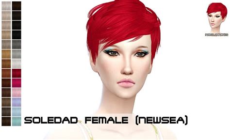 Porcelain Warehouse Newsea S Soledad Hairstyle Retextured Sims