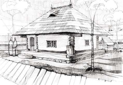 Desene Arhitectura Casa De La Muzeul Satului