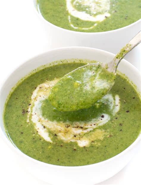 Creamy Broccoli Spinach Soup With Greek Yogurt Chef Savvy