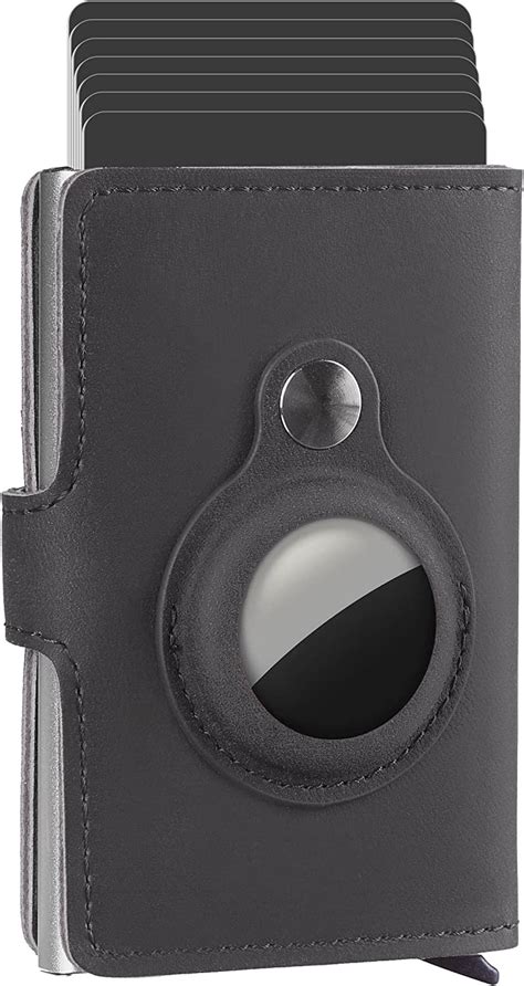 buy guidemoh airtag wallet for men slim rfid mens wallets with money clip blocking credit card