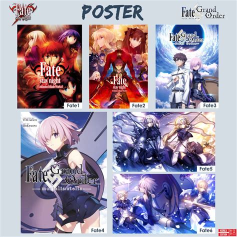 Poster Fate Stay Night Fate Grand Order Jeanne Darc Saber Alter Mash