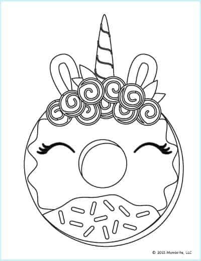 Coloring Donut Clipart Black And White Donut Clipart My XXX Hot Girl