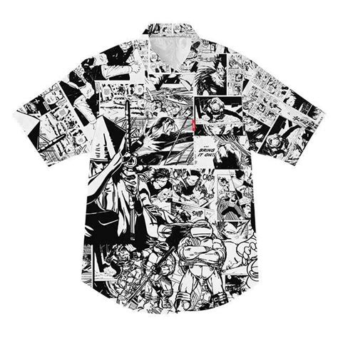 Gentleman, welcome to the shirt valhalla you've been waiting for. Anime print Short Sleeve Button Up shirt 100% Polyester ...