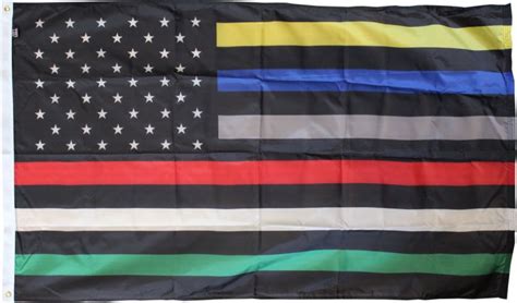Buy First Responders Usa 3x5 Nylon Flag Flagline