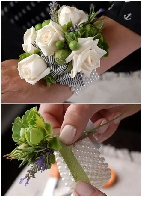 Simple Diy Corsage Ideas How To Make A Corsage Prom Corsage White