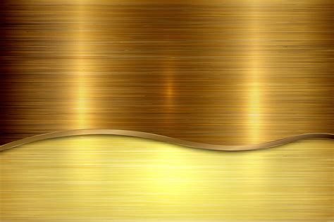 Download An Abstract Metallic Gold Background With A Bright And