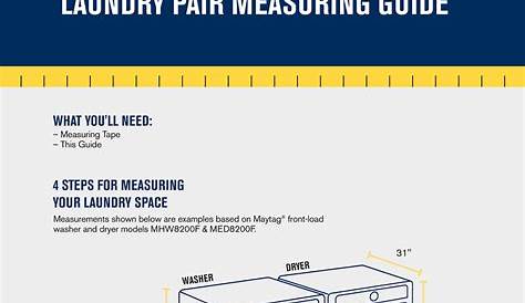 How to Measure Washer and Dryer Dimensions | Maytag