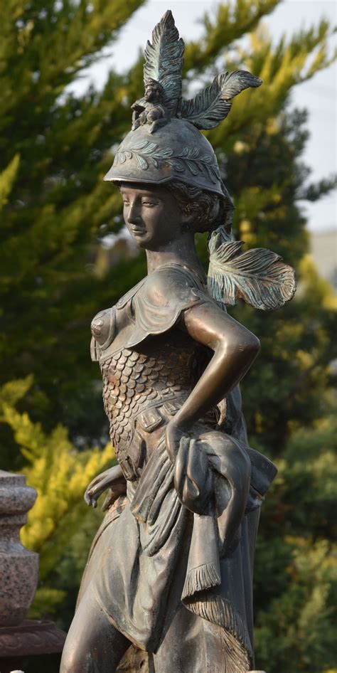 Athena 4 Bronze Statue 19th C Collectors Weekly